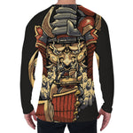 Japanese Ghost Samurai Print Men's Long Sleeve T-Shirt