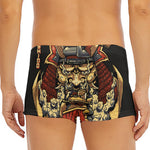 Japanese Ghost Samurai Print Men's Short Boxer Briefs