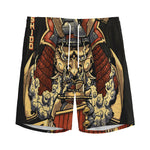 Japanese Ghost Samurai Print Men's Sports Shorts