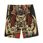 Japanese Ghost Samurai Print Men's Sports Shorts