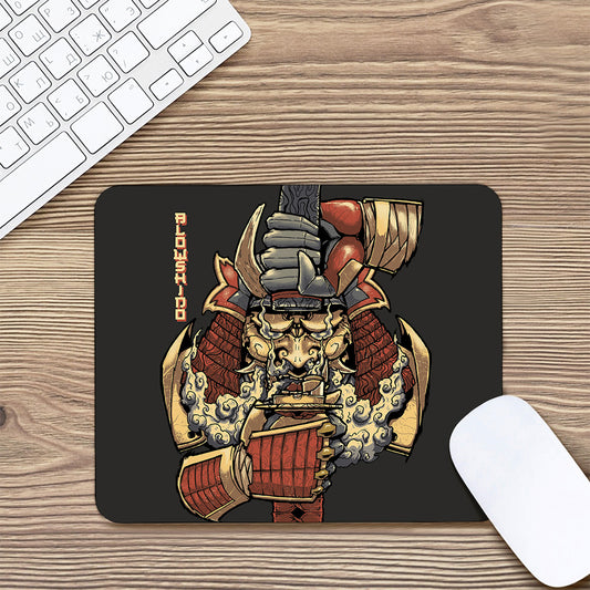 Japanese Ghost Samurai Print Mouse Pad