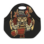 Japanese Ghost Samurai Print Neoprene Lunch Bag