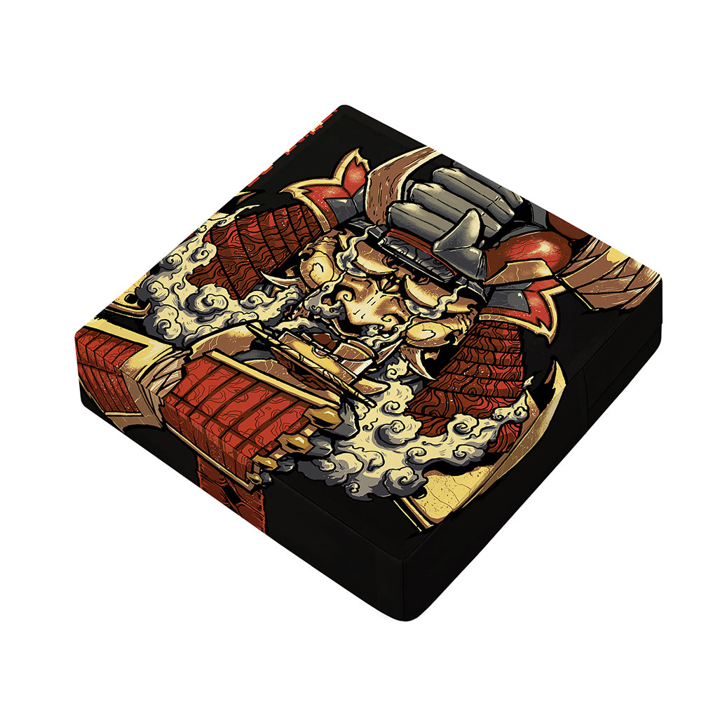 Japanese Ghost Samurai Print Outdoor Seat Cushion Cover
