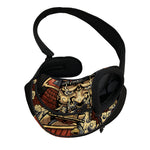 Japanese Ghost Samurai Print Pet Sling Carrier