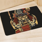 Japanese Ghost Samurai Print Polyester Doormat