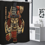 Japanese Ghost Samurai Print Premium Shower Curtain