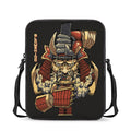 Japanese Ghost Samurai Print Rectangular Crossbody Bag