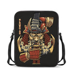 Japanese Ghost Samurai Print Rectangular Crossbody Bag