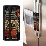Japanese Ghost Samurai Print Refrigerator Handle Covers