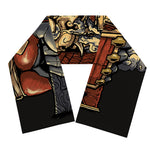 Japanese Ghost Samurai Print Scarf