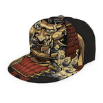 Japanese Ghost Samurai Print Snapback Cap