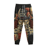Japanese Ghost Samurai Print Sweatpants