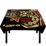 Japanese Ghost Samurai Print Tablecloth