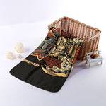 Japanese Ghost Samurai Print Towel