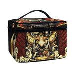 Japanese Ghost Samurai Print Travel Makeup Bag