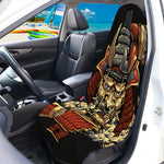Japanese Ghost Samurai Print Waterproof Car Seat Cover