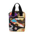 Japanese Hand Fan Pattern Print Bible Tote Bag