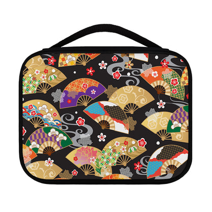 Japanese Hand Fan Pattern Print Classic Bible Case
