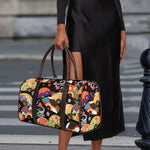 Japanese Hand Fan Pattern Print Duffle Bag