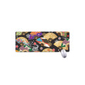 Japanese Hand Fan Pattern Print Extended Mouse Pad
