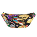 Japanese Hand Fan Pattern Print Fanny Pack