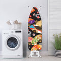 Japanese Hand Fan Pattern Print Ironing Board Cover