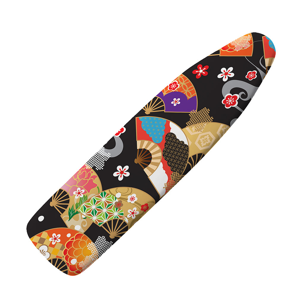 Japanese Hand Fan Pattern Print Ironing Board Cover