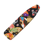 Japanese Hand Fan Pattern Print Ironing Board Cover