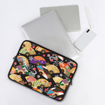 Japanese Hand Fan Pattern Print Laptop Sleeve