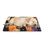 Japanese Hand Fan Pattern Print Pet Cooling Mat Cover