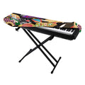 Japanese Hand Fan Pattern Print Piano Keyboard Cover