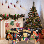 Japanese Hand Fan Pattern Print Tablecloth