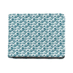 Japanese Kanagawa Wave Pattern Print Bifold Wallet