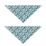 Japanese Kanagawa Wave Pattern Print Dog Bandana
