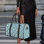 Japanese Kanagawa Wave Pattern Print Duffle Bag