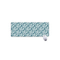 Japanese Kanagawa Wave Pattern Print Extended Mouse Pad
