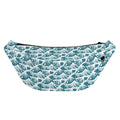 Japanese Kanagawa Wave Pattern Print Fanny Pack