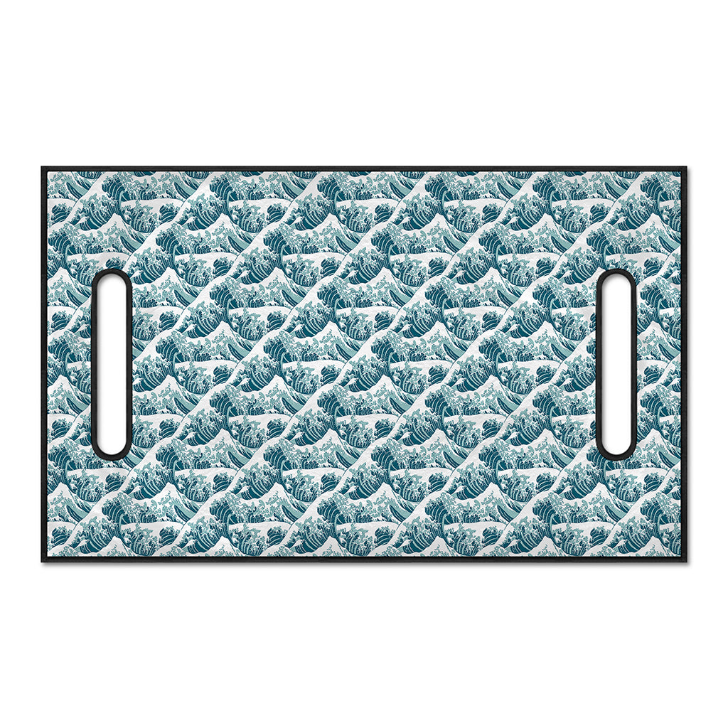 Japanese Kanagawa Wave Pattern Print Golf Cart Seat Cover