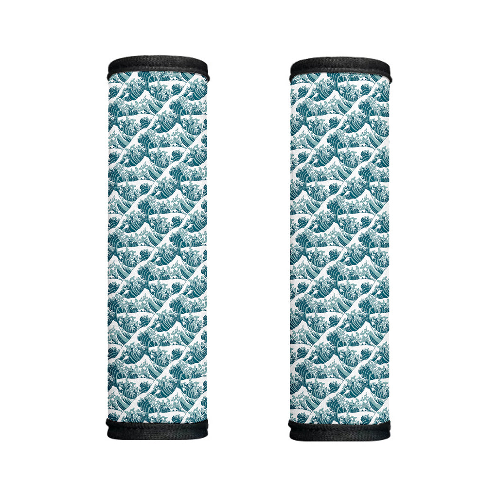 Japanese Kanagawa Wave Pattern Print Handle Covers