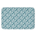 Japanese Kanagawa Wave Pattern Print Indoor Door Mat