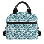 Japanese Kanagawa Wave Pattern Print Insulated Lunch Bag