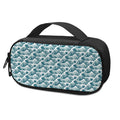 Japanese Kanagawa Wave Pattern Print Portable Cooler Travel Case