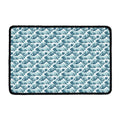 Japanese Kanagawa Wave Pattern Print Kitchen Mat