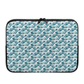 Japanese Kanagawa Wave Pattern Print Laptop Sleeve