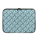 Japanese Kanagawa Wave Pattern Print Laptop Sleeve