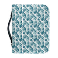 Japanese Kanagawa Wave Pattern Print Leather Bible Cover