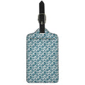 Japanese Kanagawa Wave Pattern Print Luggage Tag