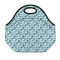 Japanese Kanagawa Wave Pattern Print Neoprene Lunch Bag
