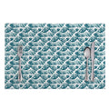 Japanese Kanagawa Wave Pattern Print Placemat