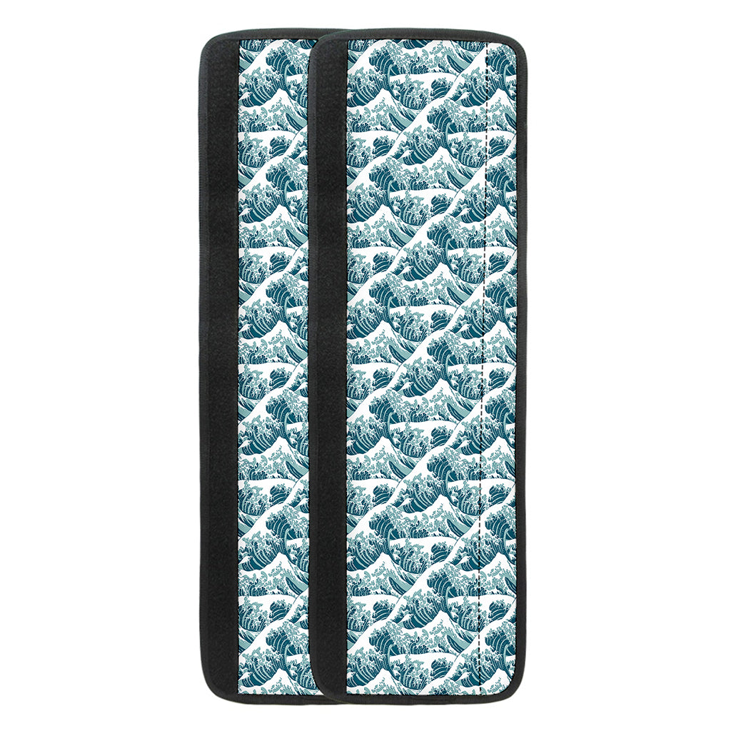 Japanese Kanagawa Wave Pattern Print Refrigerator Handle Covers